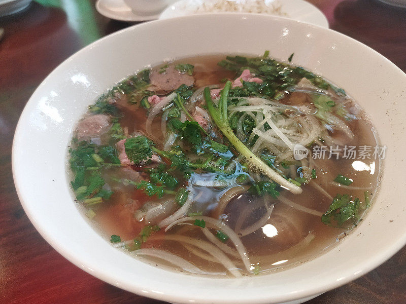 Phó beef with Ginseng soup
